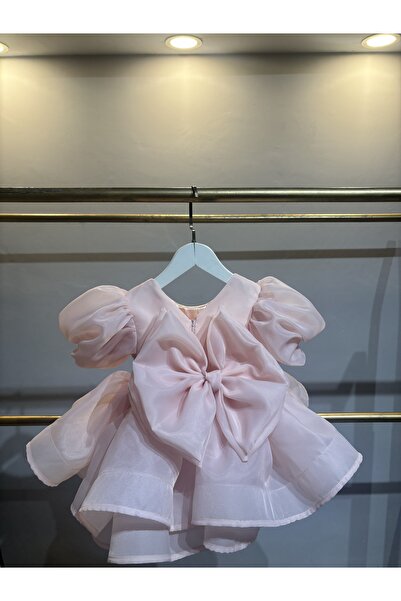 Laresse Balon Kollu Tokalı Kız Çocuk Abiye Elbise