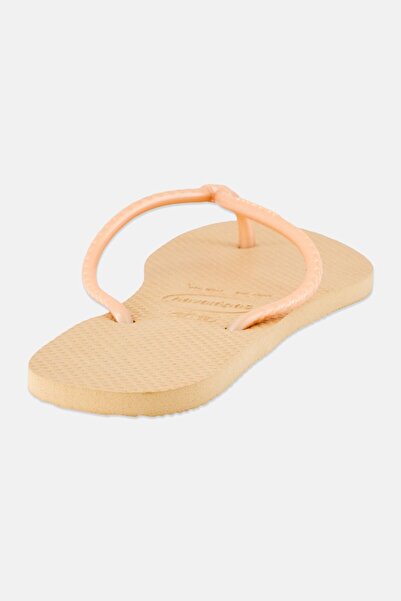 Havaianas Women Tube Slip On Slippers, Beige