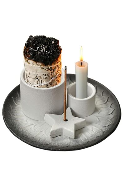 Generic Brand Incense Burner Holder, Candle Holder Bowl, Ceramic Incense Burn...