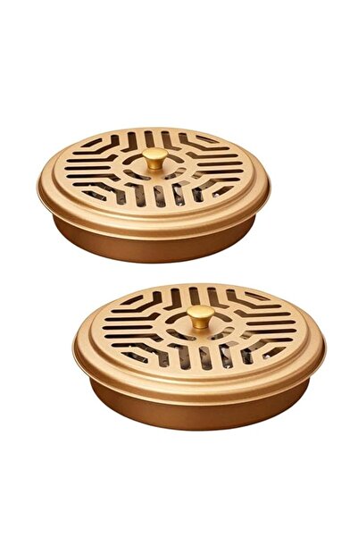 Generic Mosquito Coil Holder, 2 Pack Metal Mosquito Repellent Coil Holder wit...
