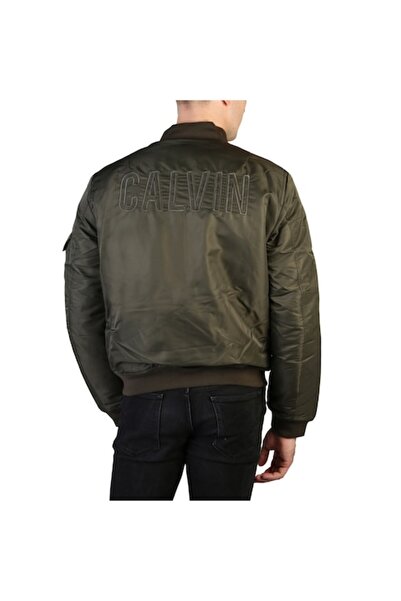 Calvin Klein Men's Jacket J30J305569 - Green, Size M INTL