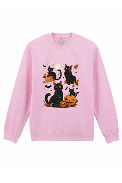 Cu Pisici Bluza printata-Mystic Cats, Unisex