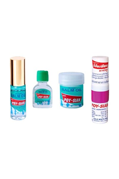 Generic Brand Poysian - Pim Sean Roll On, Bottle, Cotton & Inhaler - Pack of ...