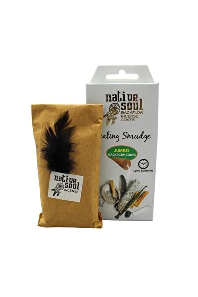 Generic Brand Native Soul Healing Smudge Backflow Incense Cones, Jumbo Size, ...