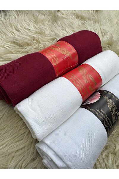 ALDAİR 3 قطع شال قطني ممشط عادي