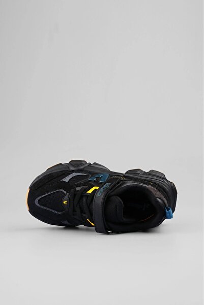 Vicco Wild Orthopedic Boys' Black Comfortable Sneaker