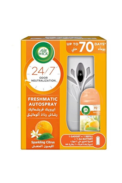 Generic Brand Air Wick Freshener Freshmatic Auto Spray, Sparkling Citrus Scen...