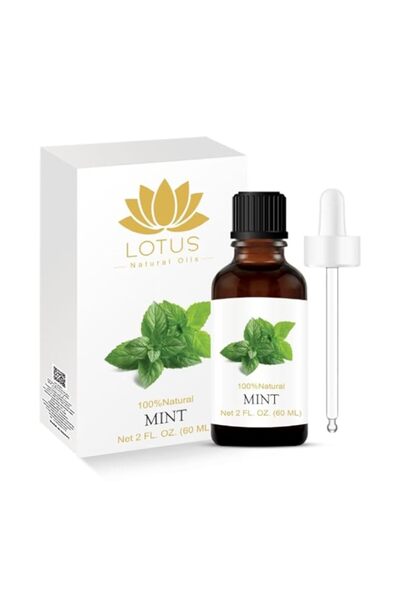 Generic Brand Lotus Natural Mint Oil With Dropper 100% Natural-60 Ml