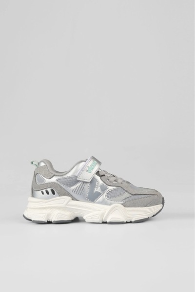 Vicco Wild Ortopedik Unisex Çocuk Gri Rahat Sneaker