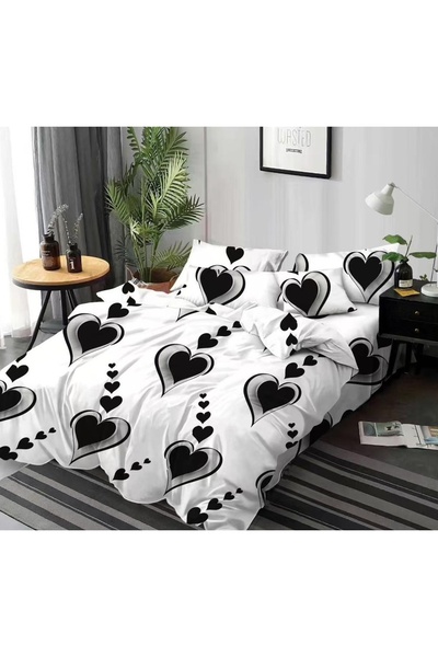 Happy Home FINET bed linen, double bed, without elastic, 6 pieces, 220x230cm