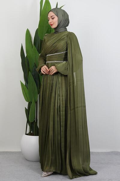 GİYZAMİLA Paris Abiye Haki