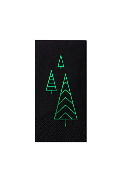 Story مناديل ورقية ملونة باللون الأسود مقاس 33 × 33 سم، مناديل ورقية ملونة با...