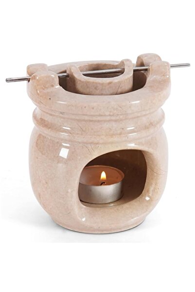Generic Brand Marble Oil Burner 4.5" Inches Verona Handmade Candle Warmer & A...