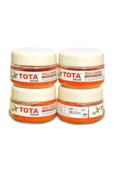 Generic Brand Tota Orange Sindoor for Pooja.100 Gm. 100% Lead Free Puja Sindu...