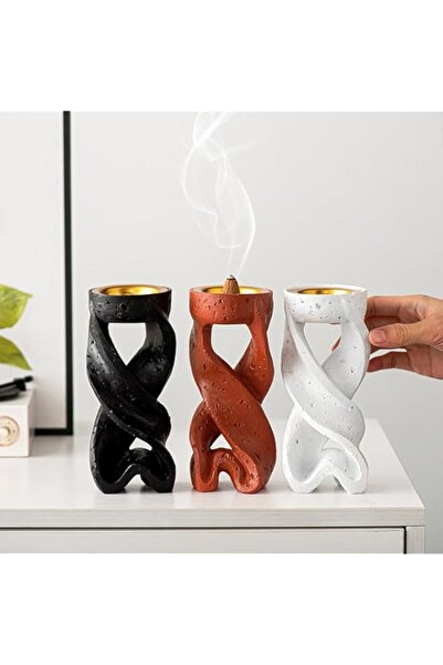 Generic Brand Modern Spiral Incense Holder, Decorative Ceramic Burner, Portab...