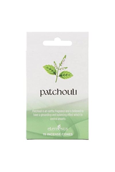 Generic مخاريط بخور لافيرن إليمنتس برائحة الباتشولي، 15 قطعة، عطر ترابي للتأريض والتوازن