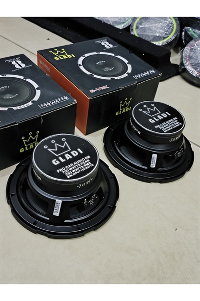 patili tasarım Gladi 20 cm Midrange Hoparlör Takım 700W - 250RMS