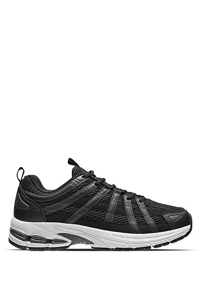 Lescon 25Nae00Paerm Pace Runner Men's Classic Sneaker Black