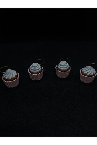 RENKLİ SOKAK سلسلة مفاتيح على شكل كعكة كليكلي