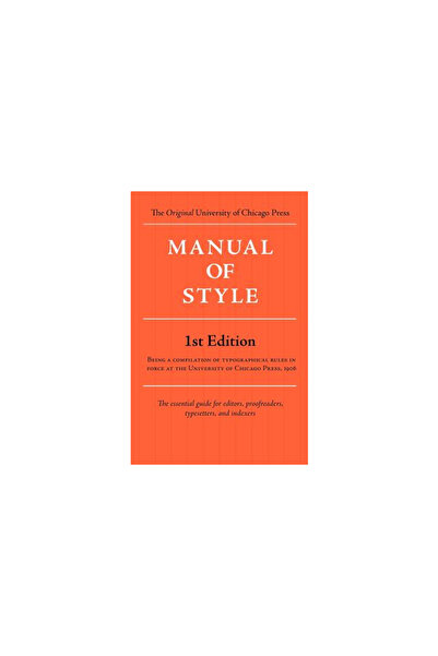 Editorium Manual of Style (Chicago 1st Edition)