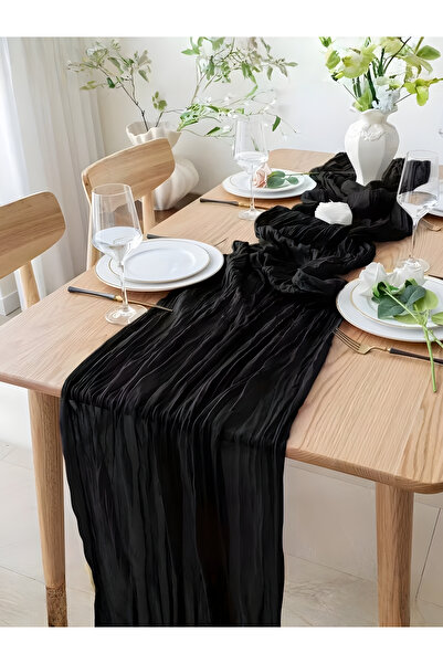 Kitchen Vogue Bohem Dekoratif Runner Masa Örtüsü | Düğün, Parti, Söz, Nişan, Özel Gün Dekorasyonu Sofra Süslemesi