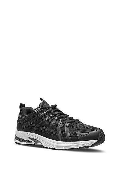 Lescon 25Nae00Paerm Pace Runner Men's Classic Sneaker Black