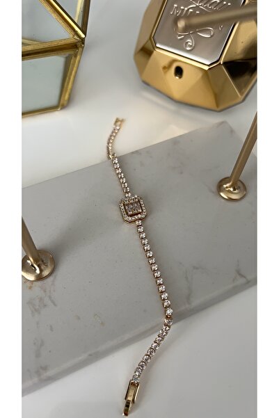 SU PERİSİ TAKI BİJUTERİ سوار الممر المائي بحجر الرغيف الفرنسي الذهبي من الفولاذ