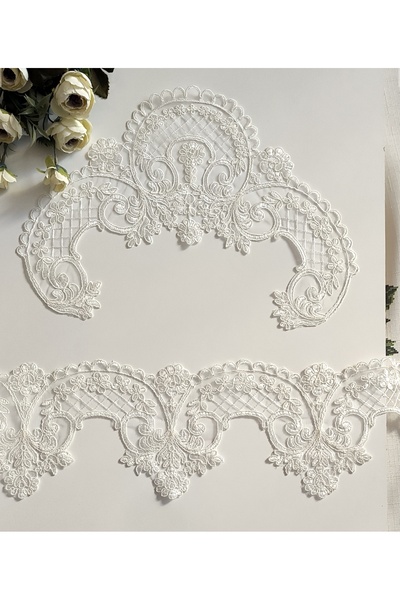 dantelci 11 metre krem renk dantel