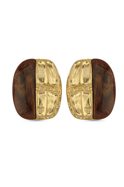 Unzilee Brand Model Brown Earrings