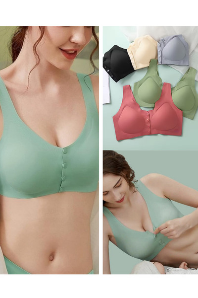 De Bijoura Εισαγόμενο εύκαμπτο σουτιέν με κοπή με λέιζερ με κουμπιά μπροστά μ...