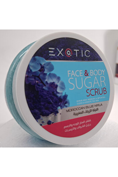 Exotic Exotic - Moroccan Blue Indigo Sugar Scrub for Face and Body