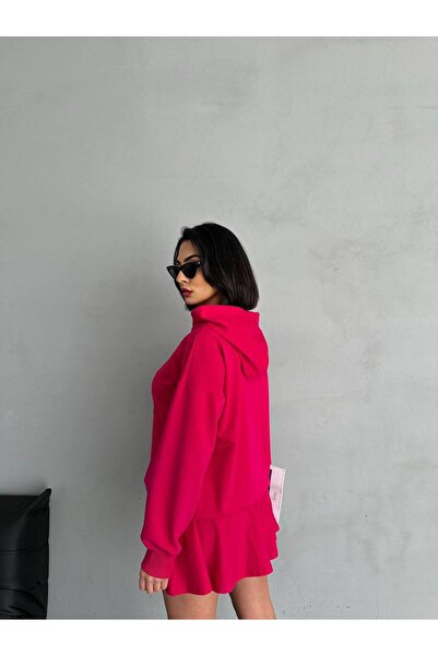 hipnoz butik Γυναικείο σετ φούτερ με φούστα