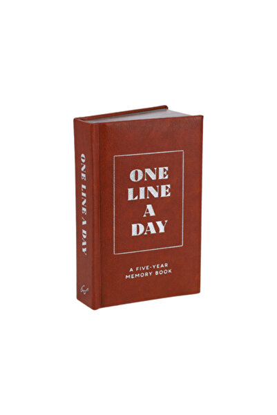 Chronicle Books Vegan Leather One Line a Day: A Five-Year Memory Book