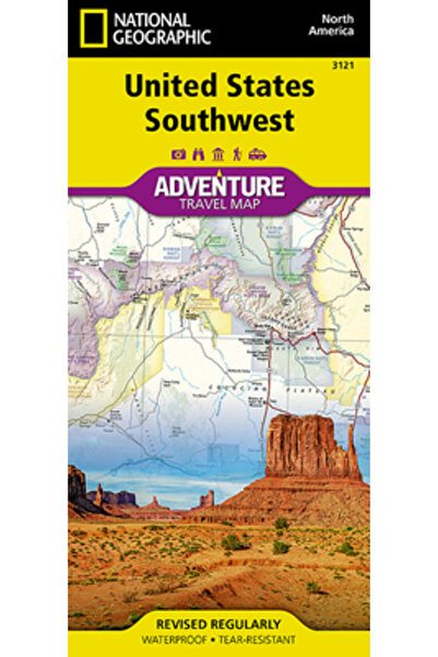 Natl Geographic Maps Statele Unite, Sud-Vest