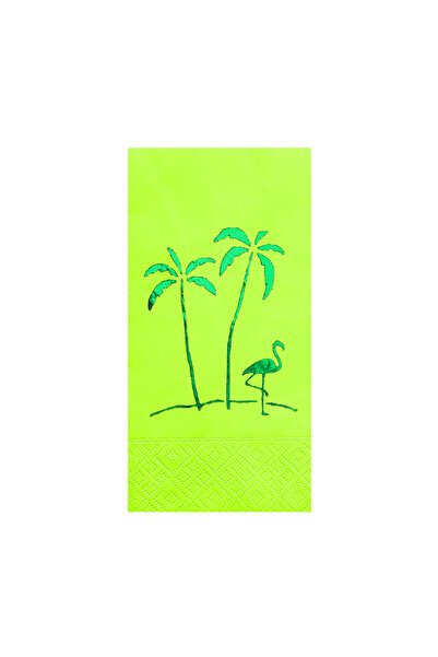 Story مناديل ورقية ملونة باللون الأخضر الفستقي مقاس 33 × 33 سم، مكونة من 16 ق...