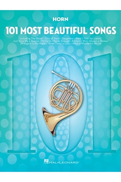 Hal Leonard Pub Co 101 Most Beautiful Songs for Horn: For Horn