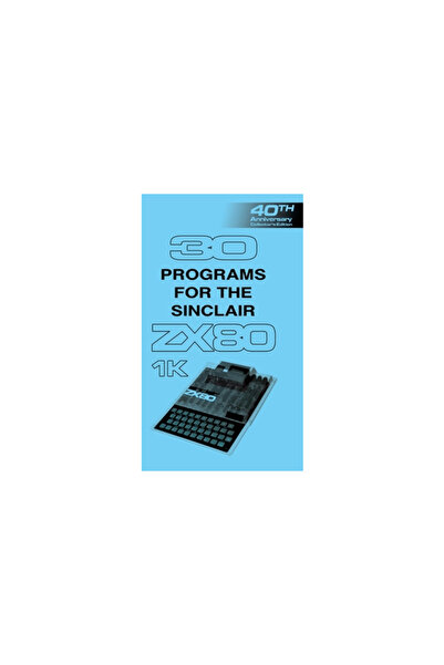 Acorn Books 30 Programs for the Sinclair ZX80
