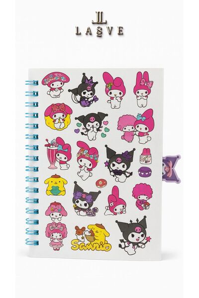 kuromi New Season Sticker Kawaii Kromi My Melodi Cinnamorol Sticker and Notebook Diary Agenda and Sticker