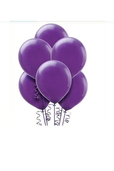 Ezgi Party Store 10Pcs Purple Balloon Set