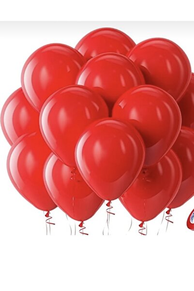 Ezgi Party Store مجموعة بالونات حمراء مكونة من 10 قطع