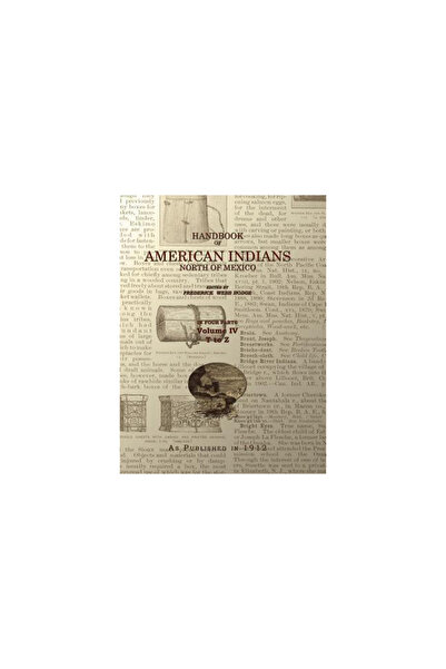 Digital Scanning Inc Handbook of American Indians Volume 4: North of Mexico