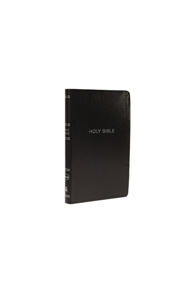 Nelsonword Pub Group NKJV, Thinline Reference Bible, Leather-Look, Black, Red...