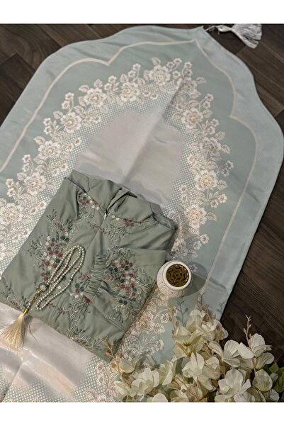 MAYAR طقم سجادة صلاة نسائية مع ثوب صلاة