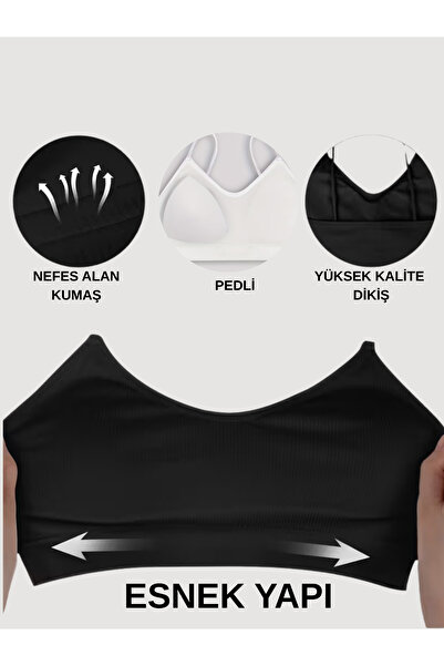 De Bijoura Дамски бюстие с тънки презрамки и подплатена подплата, 2 броя в опаковка