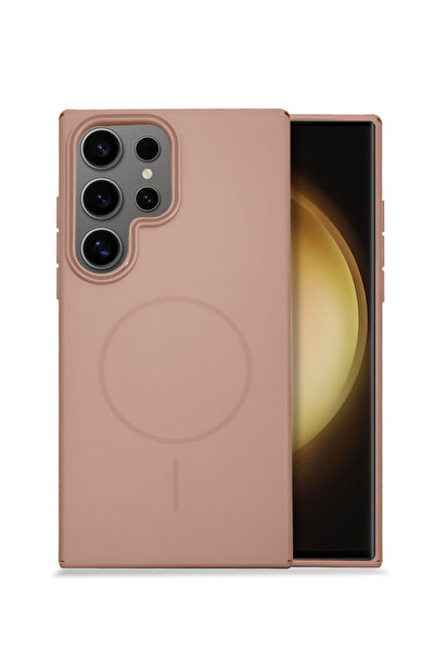 Wtech غطاء حماية من السيليكون السائل مع حلقة ماج سيف رفيعة لهاتف سامسونج جالا...