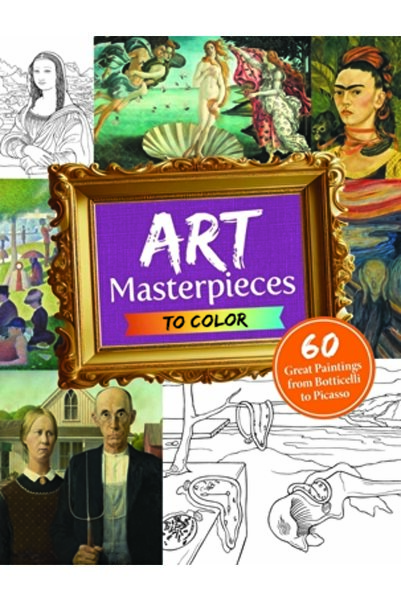 Dover Publications Art Masterpieces to Color: 60 Great Paintings from Bottice...