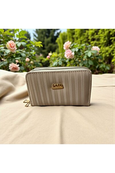 Gözde Mağazacılık محفظة ديفيد بولو النسائية ذات السحاب المزدوج