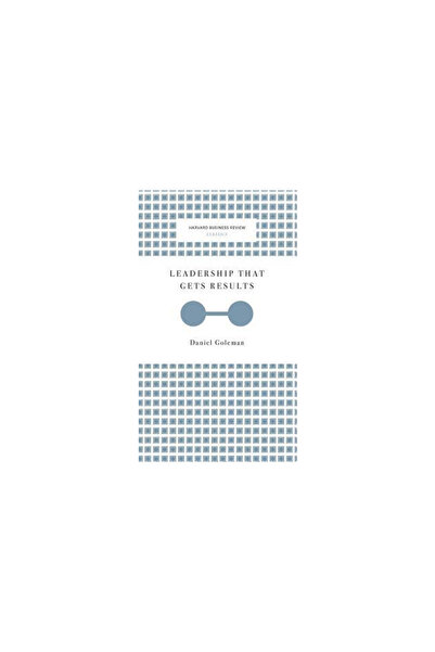 Harvard Business Leadership That Gets Results (Harvard Business Review Classics)
