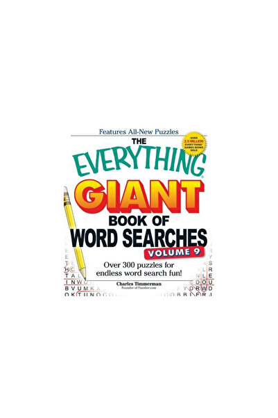 Kessinger Pub Llc The Everything Giant Book of Word Searches, Volume 9: Over 300 Puzzles for Endless Word Search Fun!