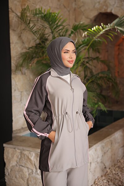 Ryzi Moda Hijab Tracksuit Set & Bottom - Top Set
